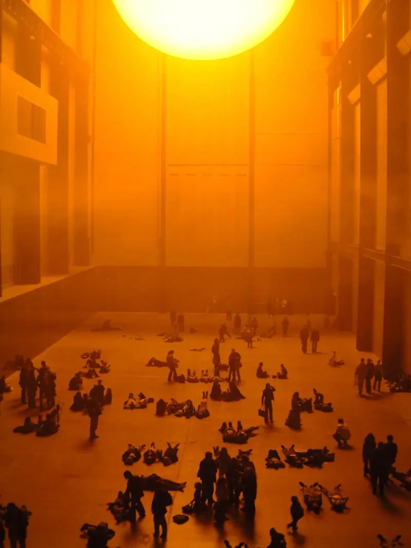 Thoughts On: The Weather Project By Olafur Eliasson 1 Sun Sphere Gallery Installation
