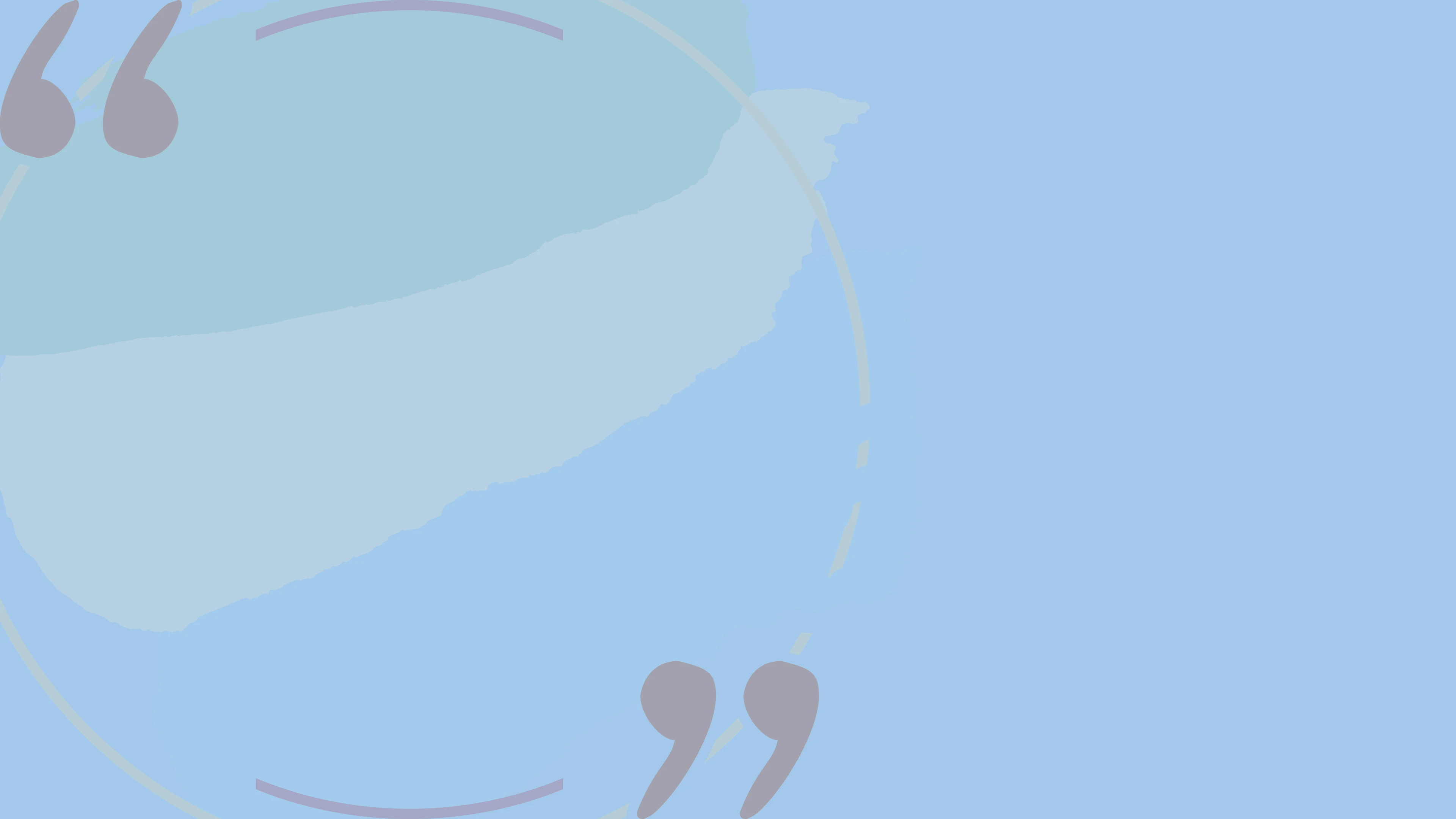 About 5 Blue Background Abstract Shapes Quotation Marks