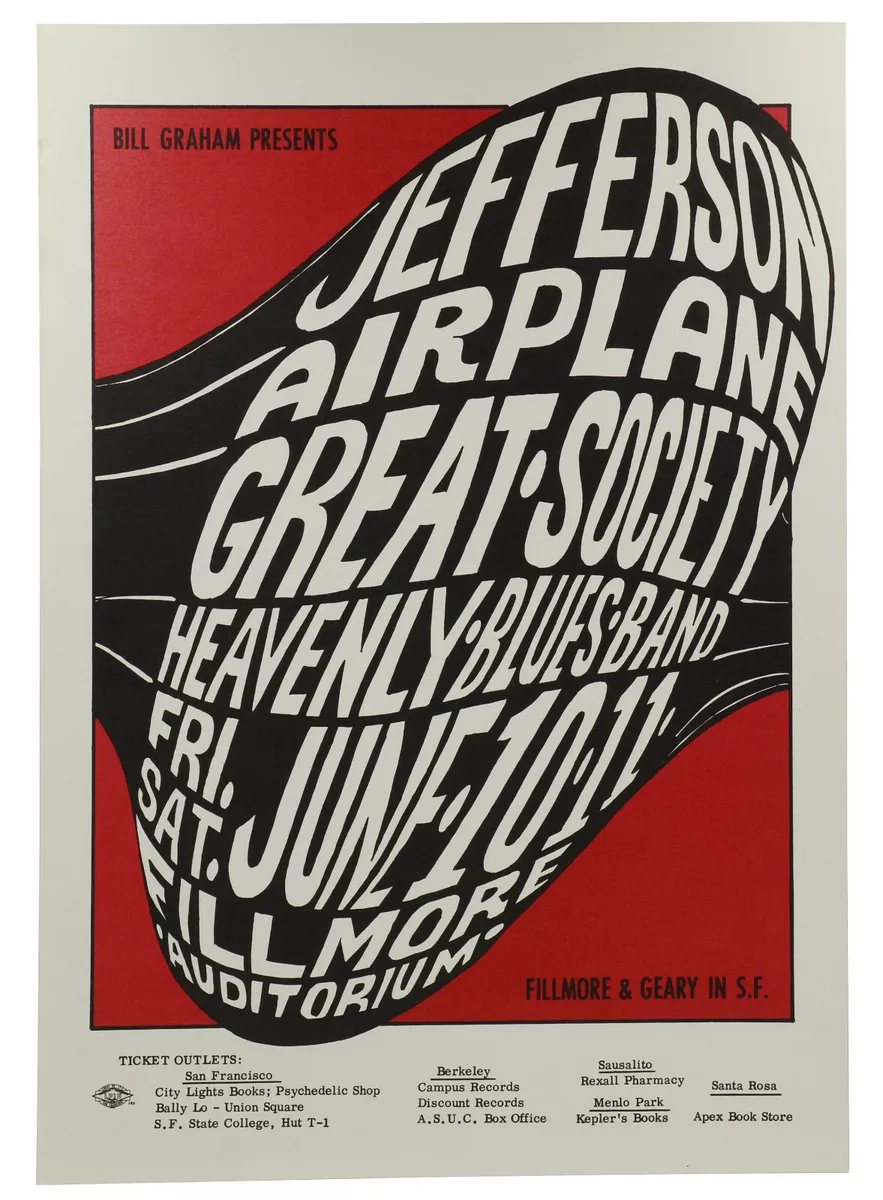 Graphic Designers: Wes Wilson &Amp; April Greiman 1 Wes Wilson Poster 1