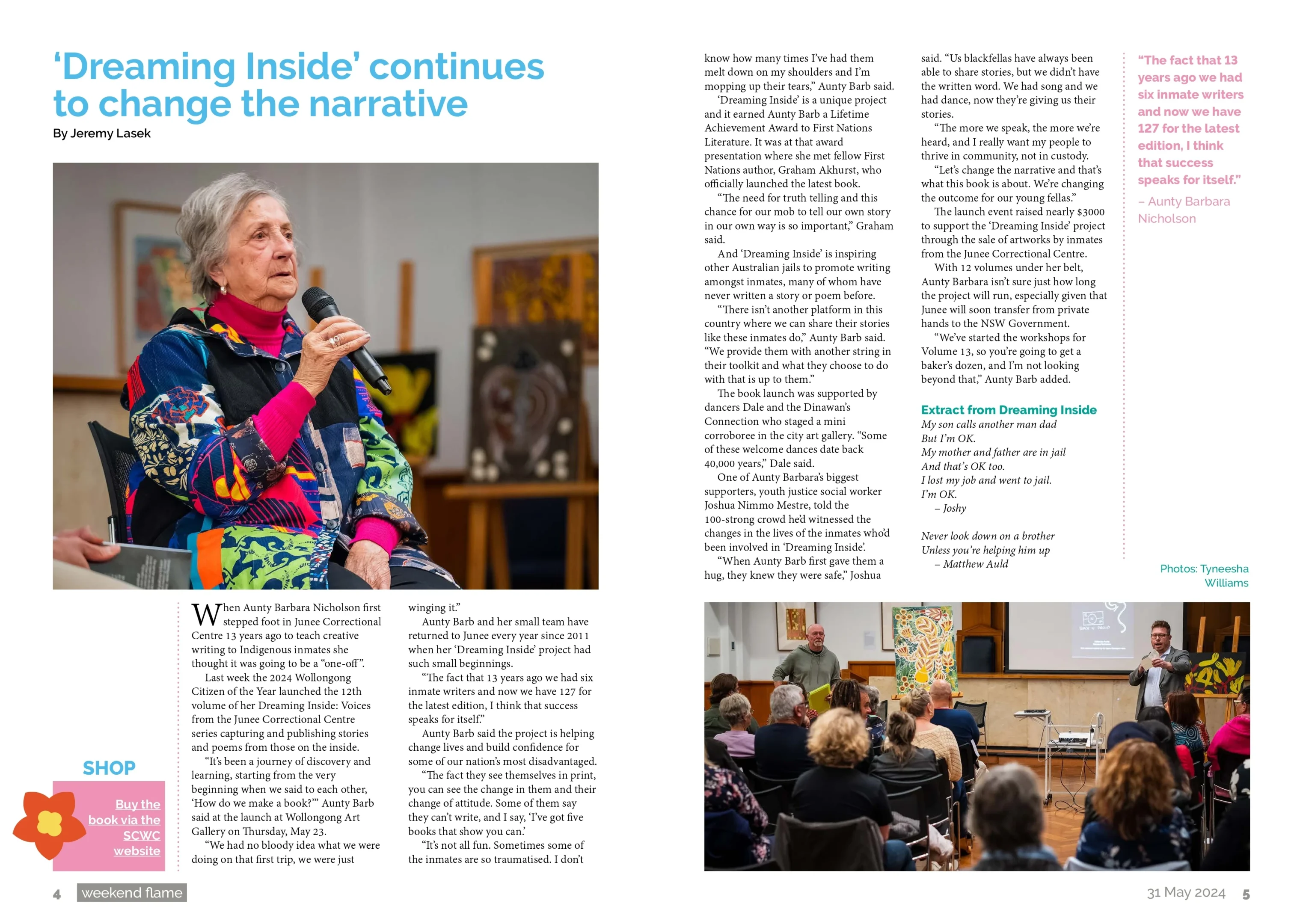 The Illawarra Flame Weekend Edition 20240531 Dreaming Inside