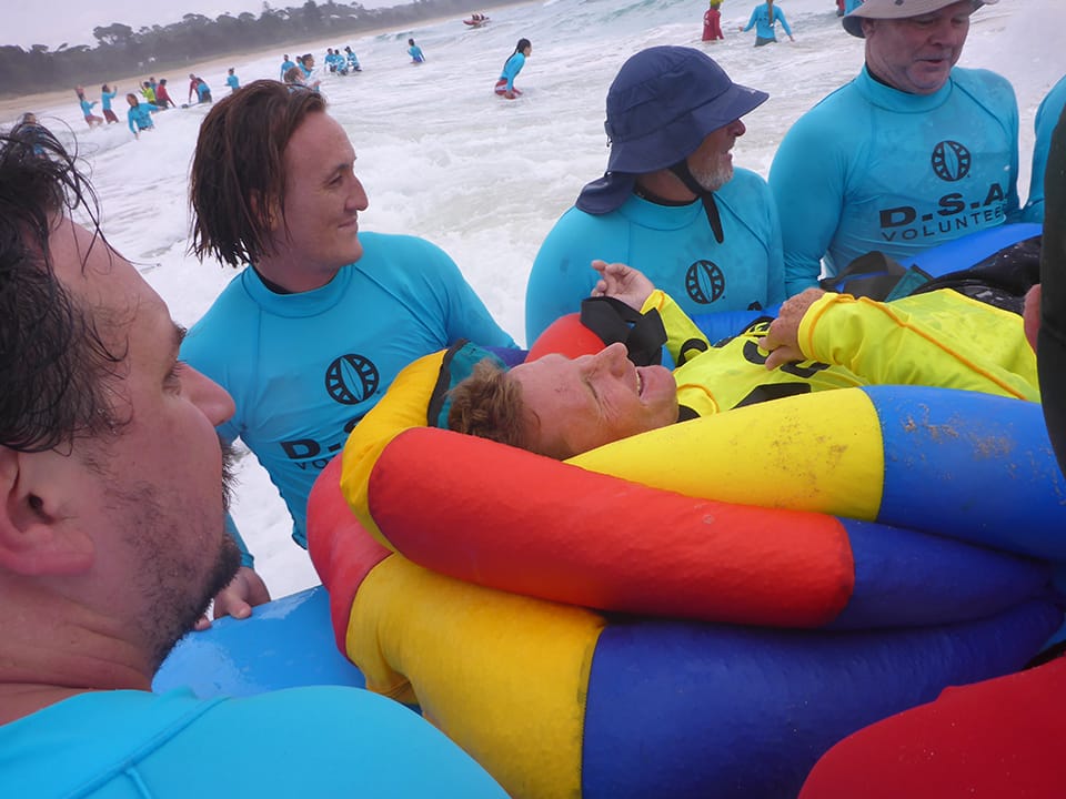 Disabled Surfers Ride The Swell Anew